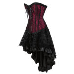 Elegant saloongirl - Vintage korsett och tyllkjol