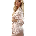 Silkeslen Kimono Morgonrock - TopLady