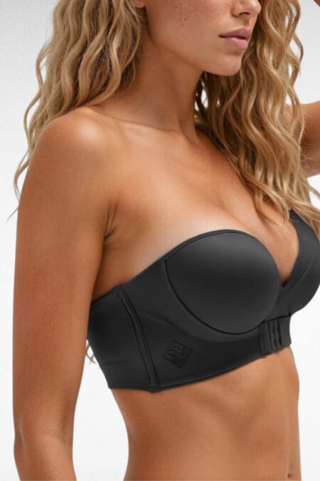 Elegant axelbandslös BH med push-up effekt